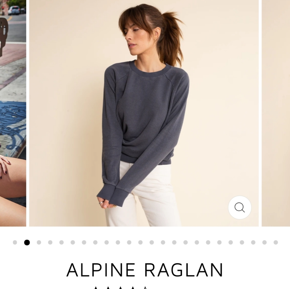 NWOT Jungmaven Alpine Raglan sweatshirt